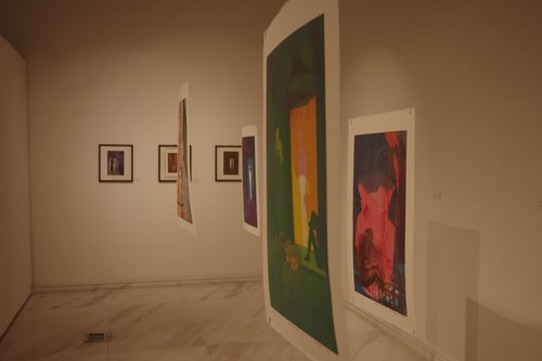 ХААН галерейд толилуулагдаад буй “Shadow of a blank 5” үзэсгэлэнд саатаарай